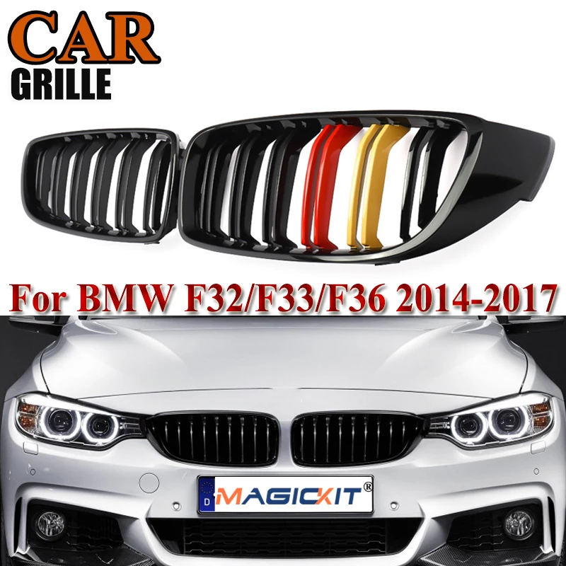 F32 M Performance black kidney grill BMW 4 Series Coupe LEFT