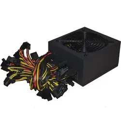 Fuente de alimentación Modular ATX para minería, 1800W, compatible con 6 tarjetas gráficas, 160 240V, fuente de alimentación, soporte para máquina de minería
