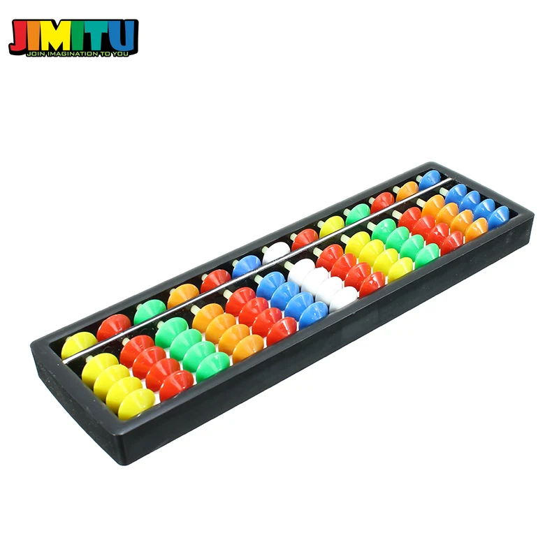 JIMITU, 13 цифр, арифметический Абак, инструмент для детей, школьный, математический, обучающий, обучающий, классические счеты, игрушки, подарки
