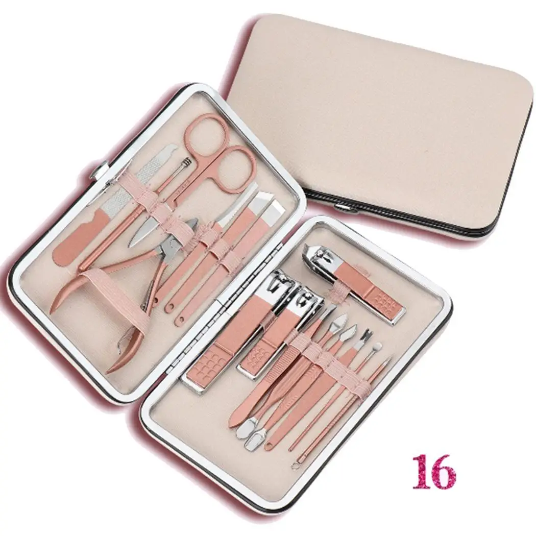 Ножницы для ногтей костюм из нержавеющей стали машинка для стрижки ногтей Педикюр Розовый Красный 300 г набор инструментов