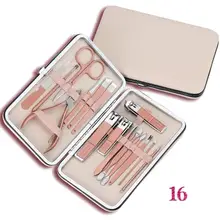 Ножницы для ногтей костюм из нержавеющей стали машинка для стрижки ногтей Педикюр Розовый Красный 300 г набор инструментов