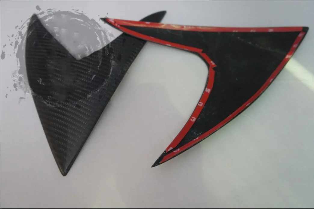 Carbon fiber Rear Headlight decoration Article lights Eyebrow For Cayenn 2011-2013