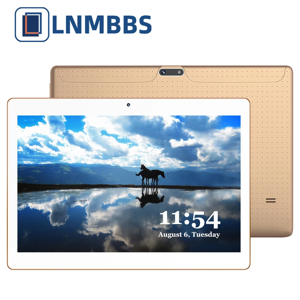 

LNMBBS 10.1 inch 3G LTE Tablet PC MTK6753 Octa Core 4GB RAM 64GB ROM 1280*800 IPS Android 9.0 Dual Camera Bluetooth GPS Tablets