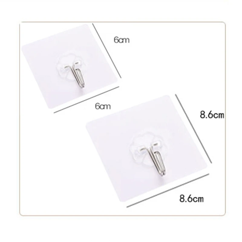 1 шт. крепкая прозрачная присоска Настенные Крючки вешалка для кухни держатель