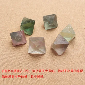 

Hear Tao Crystal Gravel Natural Green Eight Noodles Fluorite Original Stone Carving Tuba Mineral Specimen Potted Stone Make