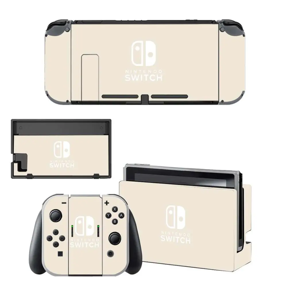 Чистый розового и фиолетового цветов Nintendo переключатель кожи Стикеры s скины для