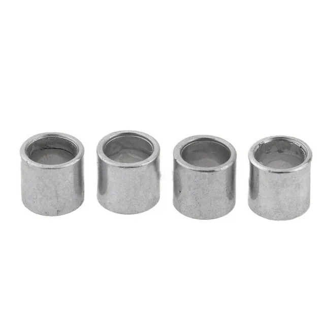4/8 Pcs 10mm Long Alloy Bearing Spacer For Scooter Or Skateboard Wheels 8mm ID For 8mm Axles Between 608 Bearing Spacer Silver 4pcs