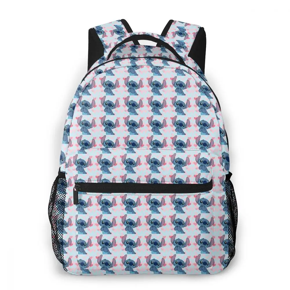 

Cartoon Image Print Annie Lilo & Stitch Stitch Has A Glitch lovely alien baby Stitch Casual Backpack