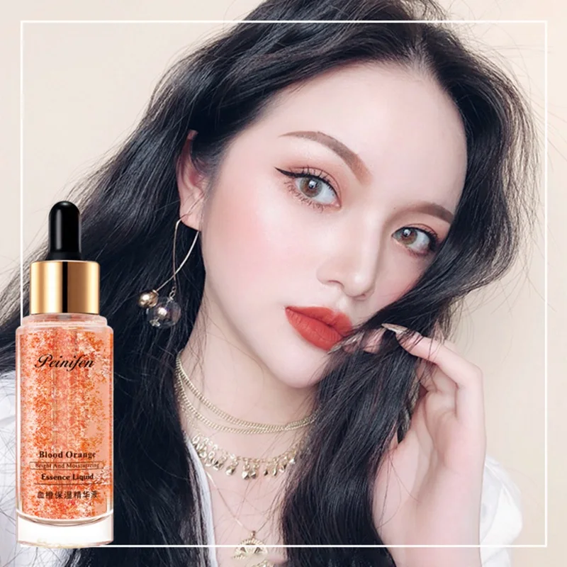 

Blood Orange Moisturizing Serum Hydrating Firming Skin Brighten Skin Color Anti-aging Face Essence