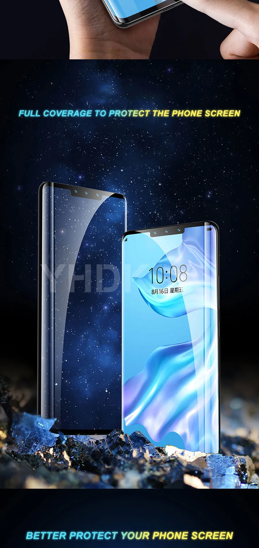 9D Защитное стекло для huawei mate 30 20 Pro 10 Lite mate 10 Pro 9 Lite полноэкранный защитный чехол с пленкой из закаленного стекла