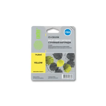 

Cartridge cactus No. 178xl (yellow) for HP Photosmart b8553/c5383/c6383/d5463 cs-cb325n (cs-cb325)