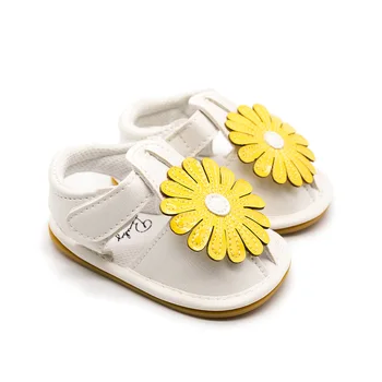 

Children Spring Summer Shoes Newborn Infant Baby Girl Sun Flower Toddler Shoes Soft Bottom Non-slip Walking Shoes
