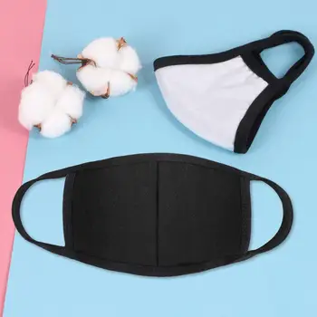 

2PCS Anti Dust Mouth Mask Cotton Mouth Mask Unisex Black Face Mask Reusable Mask 3D Fashion Face Mask Washable Mask for Cycling