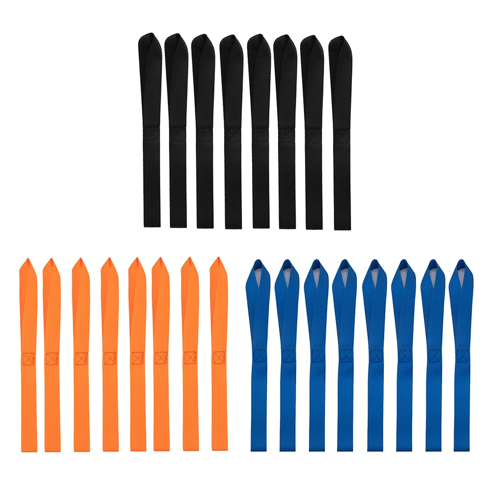 Motorcycle Tie Downs Cargo Straps Cargo Tie Down Strap Lashing Strap Tie Down Straps Luggage Strap Luggage Bandage Soft For Car Motorbike Straps Bikes Lawn Equipment Baggage Bandage 8pcs 13x1 inch