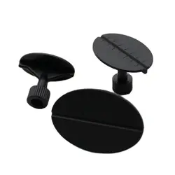 Onglets de colle PDR en Nylon Extra larges, Kit d'outils noirs pour la réparation des bosses, 3 pièces 