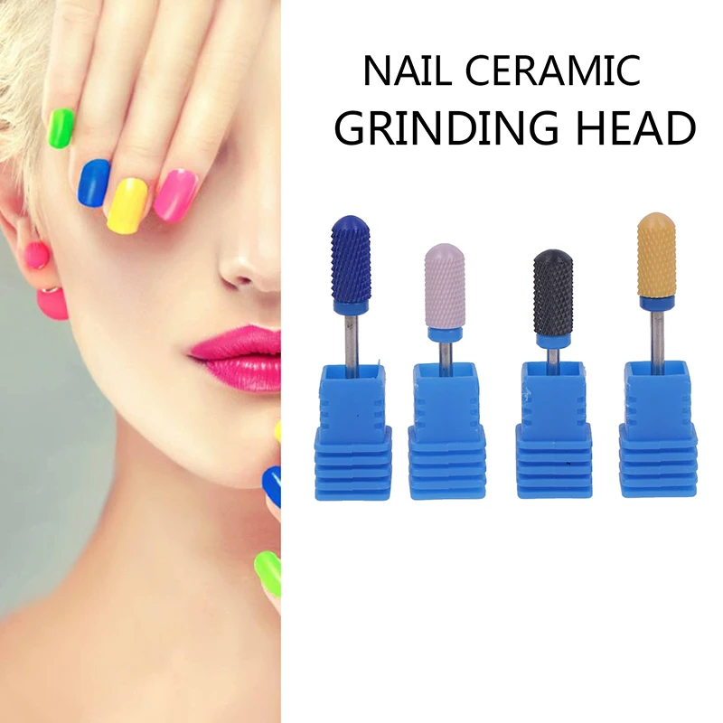 1 шт. керамическая полировальная головка для ногтей сверла полировки гладкий