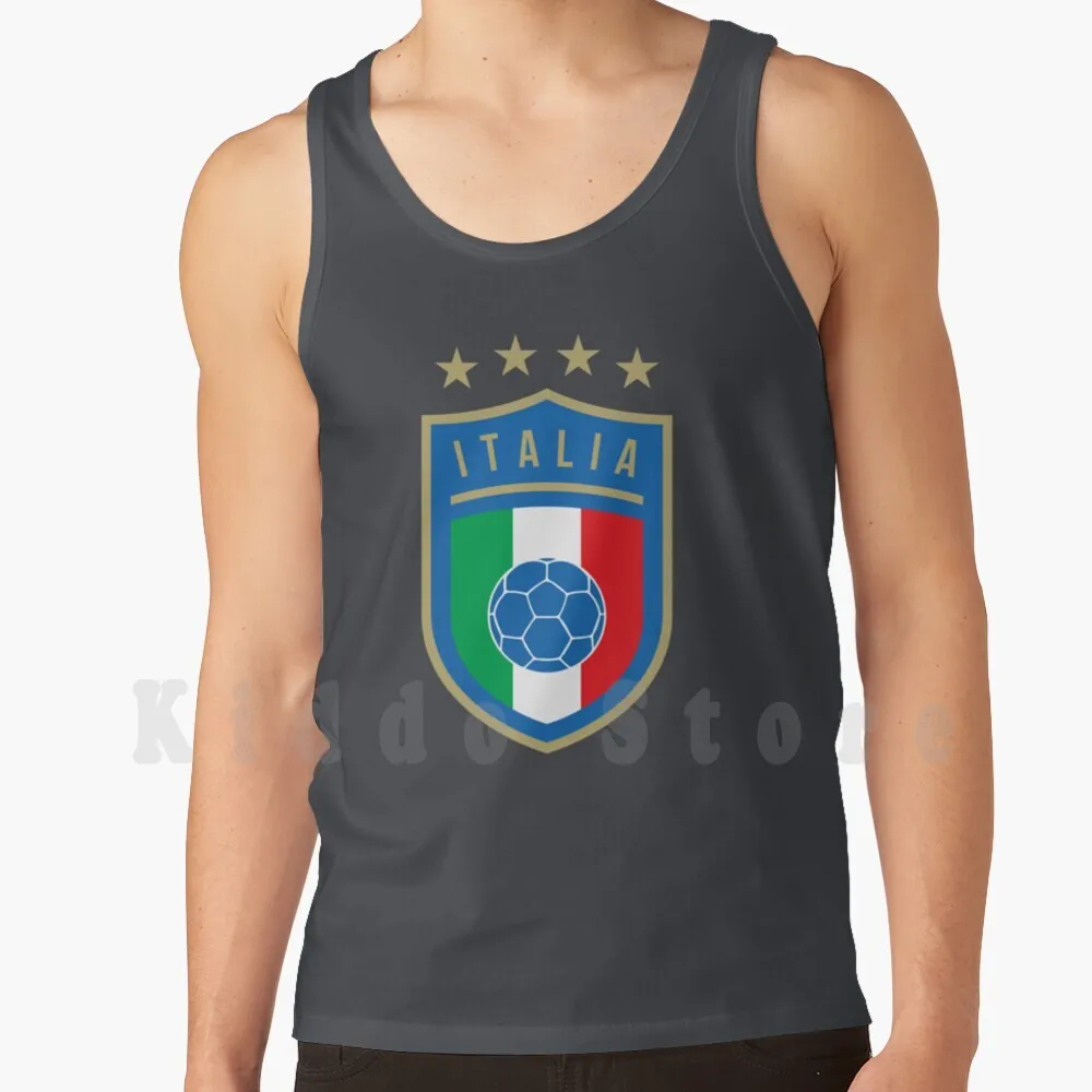 Italia Canotte Gilet 100% Cotone Italia Italia Italiana Calcio Calcio Coppa Del Mondo Winners