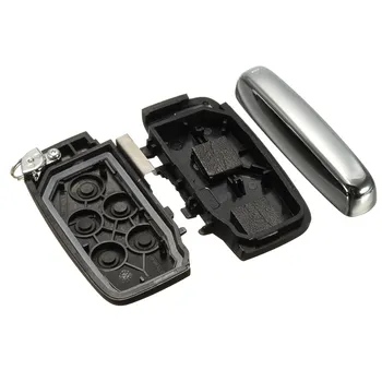 

Hot 5 Button Remote FOB Key Case Cover Shell For LAND ROVER LR4 Range Rover Sport Evoque