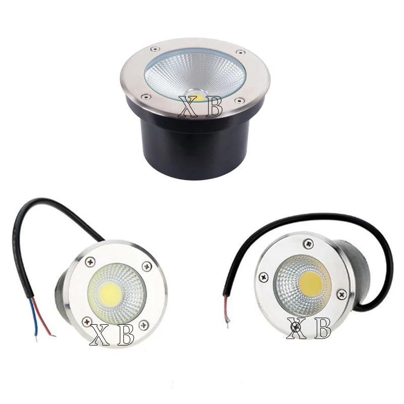 6 Pack Waterproof LED underground Light 5W 10W 15W 18W Outdoor Ground Garden Path Floor Buried Yard Spot Landscape 110V220V 12V 2