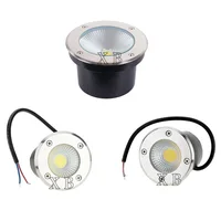 6 Pack Waterproof LED underground Light 5W 10W 15W 18W Outdoor Ground Garden Path Floor Buried Yard Spot Landscape 110V220V 12V 2