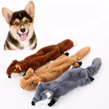 

Animal Shape Sound Squeaky Squeaker Pet Puppy Dog Bite Teeth Cleaning Play Toy