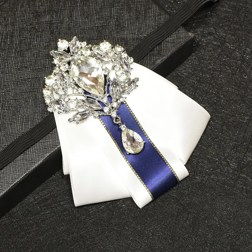 I-Remiel, британский стиль, винтажный, многослойный, с большим бриллиантом, галстук-бабочка для мужчин, жених, свадебная форма, костюм, рубашка, одежда и аксессуары