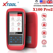 XTOOL X100 Pro2 OBD2 otomatik anahtar programcı/kilometre ayarı EEPROM adaptörü ile