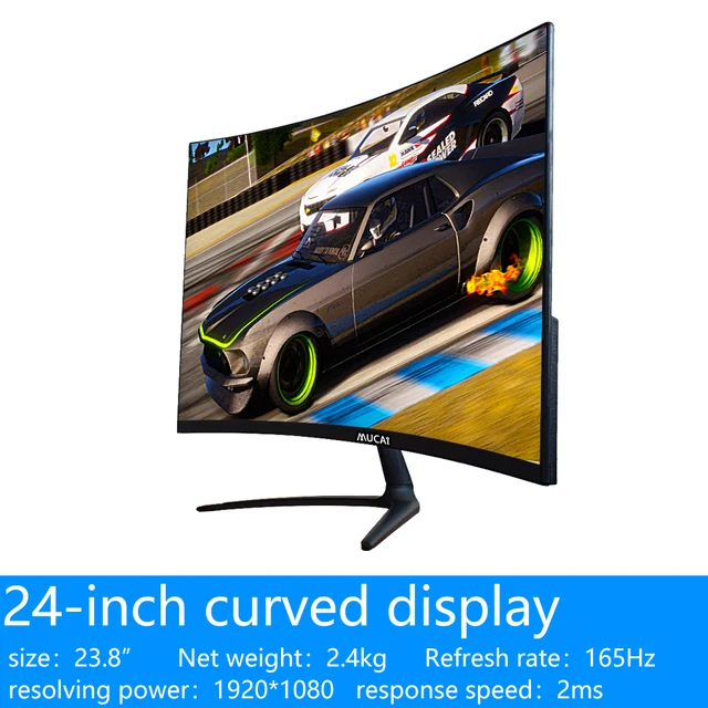 Mucai 24 Inch Curved Pc Monitor 