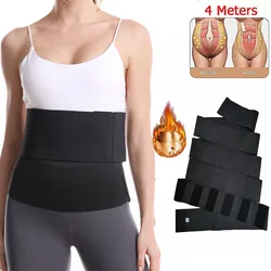 Bande ventrale post partum pour femmes enceintes, amincissante, Compression du ventre, ceinture ajustable, taille élastique 