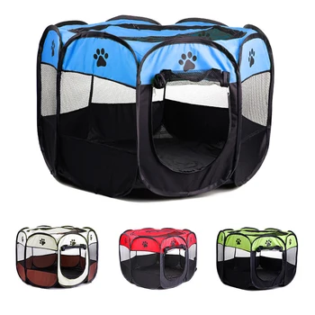 

Pet playpens ,Portable Foldable Playpen Exercise Kennel Dogs Cats Indoor/Outdoor Removable Mesh Shade Cover