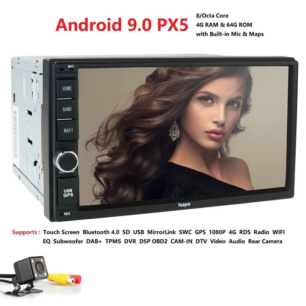 Cheap 4GRAM Android9.0 AutoRadio 8OctaCore 7Inch 2DIN Universal Car NO DVD player GPS Stereo Audio Head unit Support DAB DVR OBD BT CD 1 Cheap 4GRAM Android9.0 AutoRadio 8OctaCore 7Inch 2DIN Universal Car NO DVD player GPS Stereo Audio Head unit Support DAB DVR OBD BT CD 1