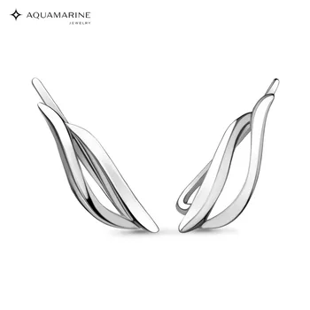 

Earrings-elf AQUAMARINE without inserts Silver 925