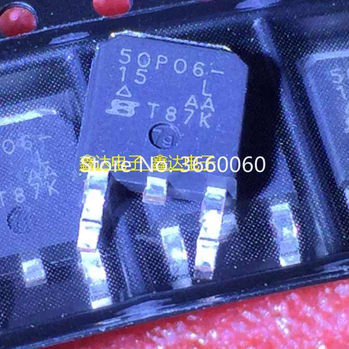 10 шт./лот SUD50P06-15L 50P06 50A 60V TO-252