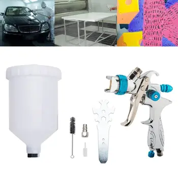 

H-887 HVLP Pneumatic Lacquer Air Spray Gun 1.4mm Gravity Nozzle 600ml Cup Paint
