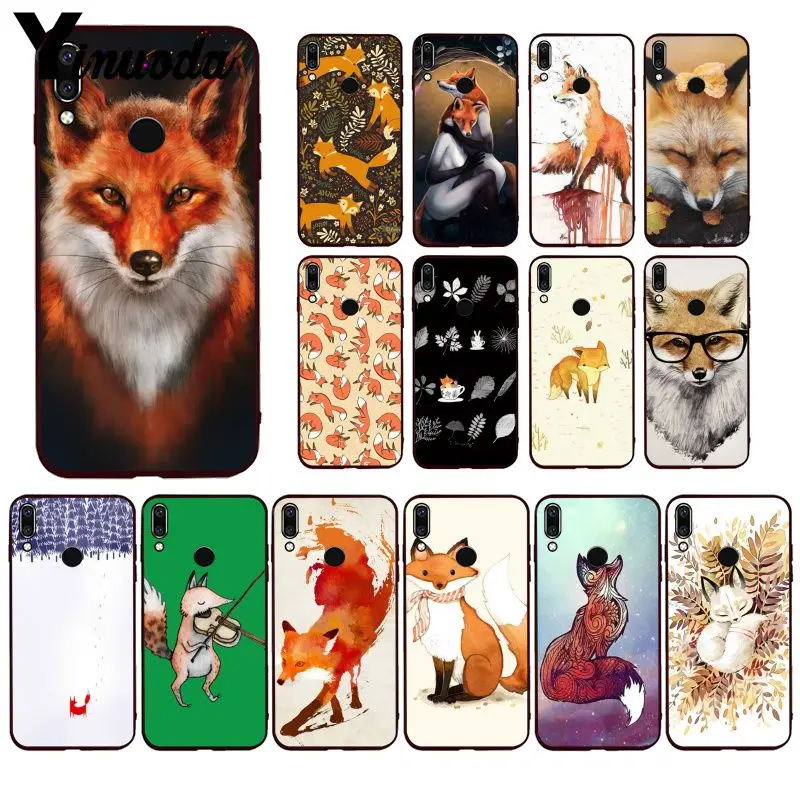 

Yinuoda Fox In Autumn leaves forest Sleeping Phone Case for Huawei P20 P30 P20Pro P20Lite P30Lite Psmart P10 9lite