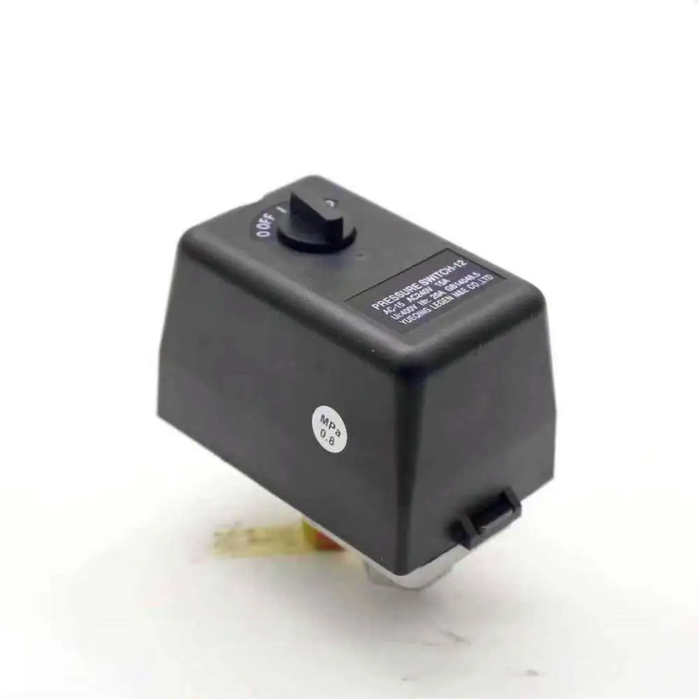 Interruptor de Pressão Ac240v 400v 15a para Compressor de ar Controle de 130170 Psi Ferramentas Domésticas Fases