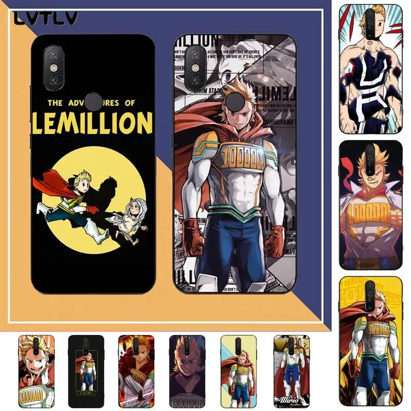 LVTLV японское аниме Mirio Togata Lemillion окрашенная искусственная кожа для RedMi note 9 4 5 6 7 5a 8