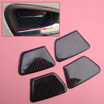 

4Pcs Carbon Fiber Interior Door Handle Bowl Trim Cover Sticker Car Fit for Chevrolet Cruze 2009 2010 2011 2012 2013 2014 2015