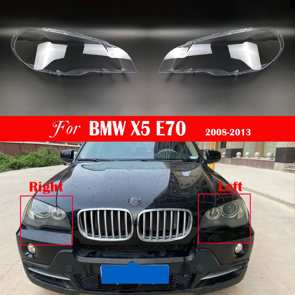 Car Front Headlight Cover For Bmw X5 E70 20072013 Xdrive 30i/35i/40i