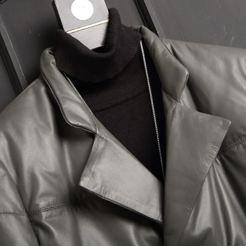 Рисунок 4 - Пуховик мужской из натуральной кожи