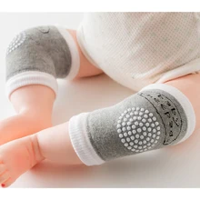 Rodilleras de algodón para bebé, Protector de rodilla antideslizante para gatear, Leggings, calentadores de piernas, 1 par