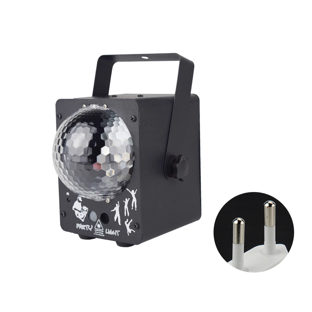 

Effect Lamp Led DJ Projector Remote Control Party KTV Magic Ball Holiday RGB Bar 60 Patterns Stage Light Disco