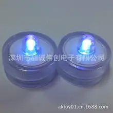 В настоящее время доступный источник светодиодный Водонепроницаемая свеча световая нить Дайвинг Свеча лампа круг водонепроницаемый свет