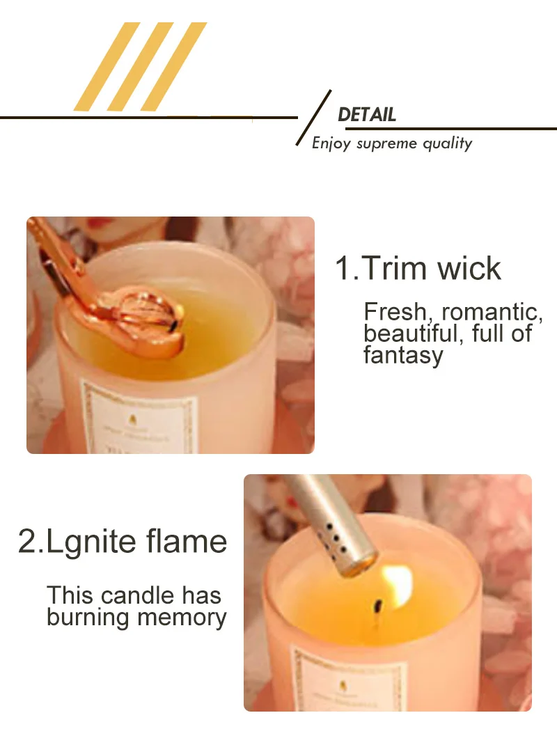 Beautiful Small Candles Romantic Glass Candles Jar Wax Unicorn Candles Velas Aromaticas Wedding Decoration QLB018