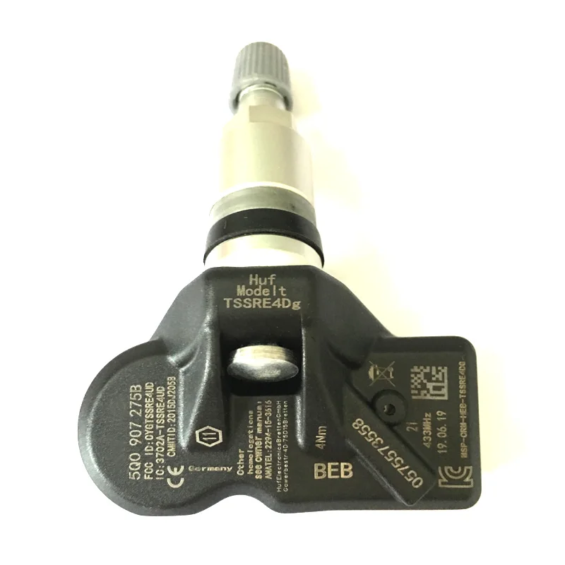 

433MHz 5Q0907275B Tire Pressure Sensor For Au-di for Skoda Kodiaq V-W T-Roc SQ5 SQ7 Q7 Q5 Q3 TT A8 A7 A6 A3 R8 RS3 RS4 RS5