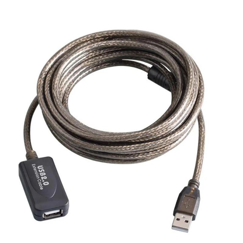 Активный Удлинительный Кабель USB 2 0 Шнур с усилителем IC A штекер гнездо 3 м