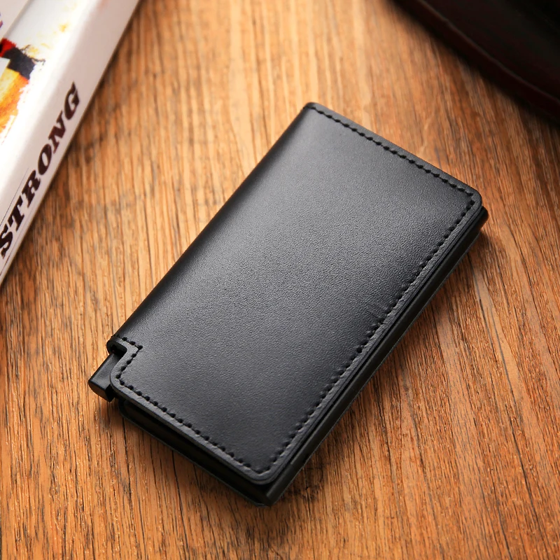 

DIENQI Rfid Card Holder Genuine Leather Men Wallet Money Bag Slim Thin Fashion Minimalist Magic Wallet Male Small Walet carteras