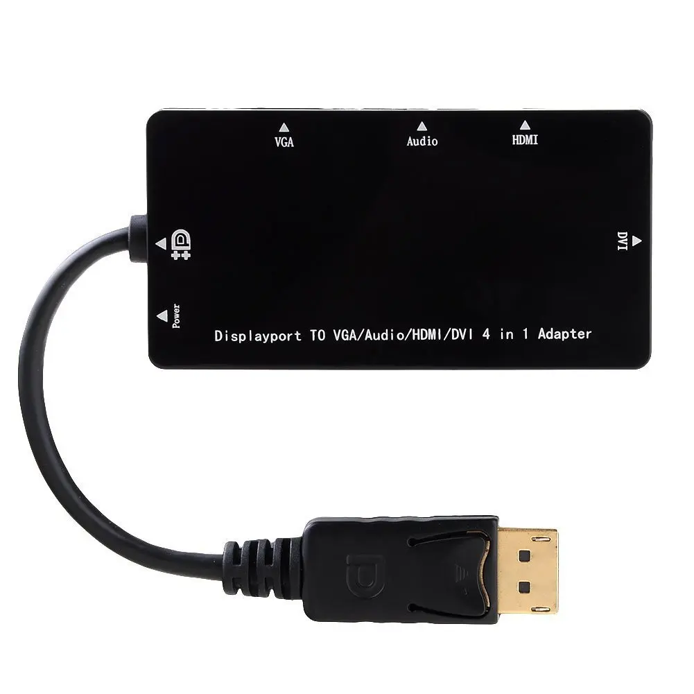 Лучшие предложения порт дисплея DP папа к DVI HDMI VGA Аудио Женский адаптер Дисплей