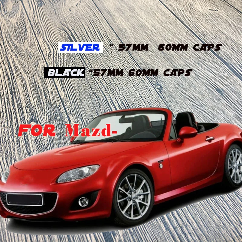 

4PCS/lot auto accessorie 57mm 56MM/2.12 inch 60mm 2.36" Car Sticker Wheel Center Cover Wheel Hub Cap Rim Cover emblem for mazda