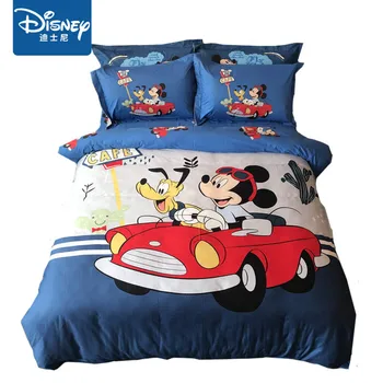 

Mickey mouse comforter Bedding Set for kids Queen Double Size Duvet Cover Quilt Cover Pillow sham 4/5PCS 3D Printing hot sale
